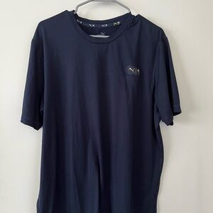 Puma Blue Short Sleeve Tee Classic Design